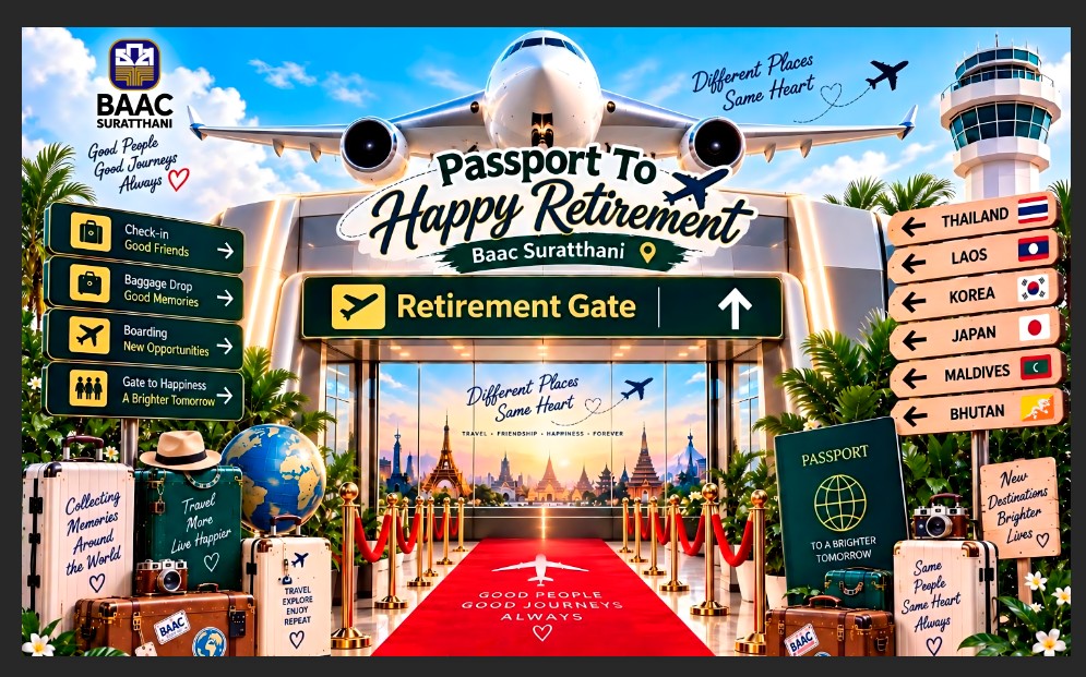 #Passport To Happy Retirement  BAAC Suratthani